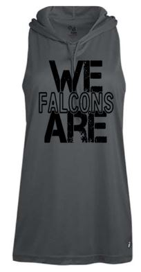 .WE ARE FALCONS Badger Hooded Tank.