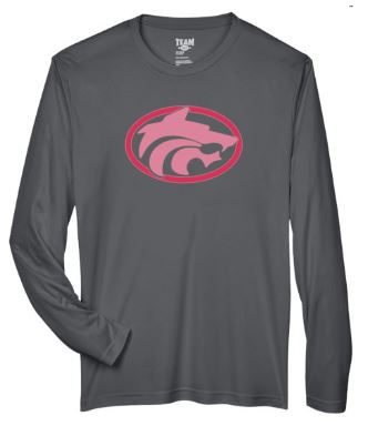 .Unisex Long Sleeve Wolf Performance Tee.