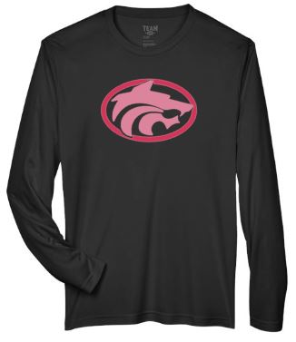 .Unisex Long Sleeve Wolf Performance Tee.