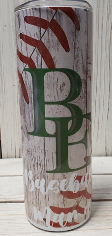 .BE personalized 20oz. Skinny Tumbler.