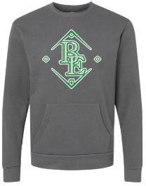 .Next Level Pocket Crewneck Sweatshirt.