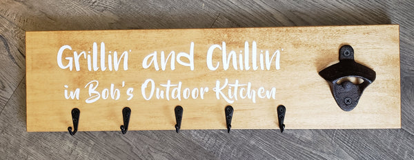 Grillin' and Chillin' Sign