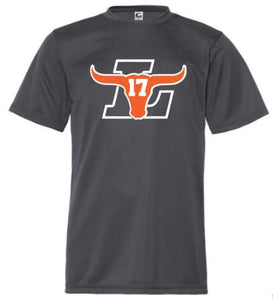 .Lanier Longhorn Player Number Polyester Tee.