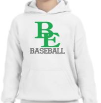 .Unisex BE baseball Hoodie.