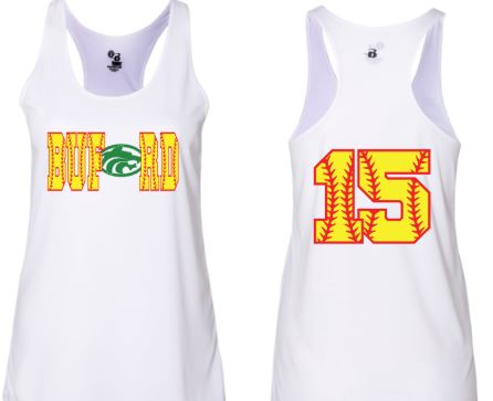 . Polyester Buford Softball Tank.