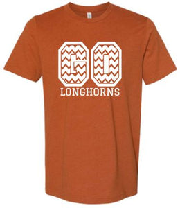 .GO Longhorns Short Sleeve tee.