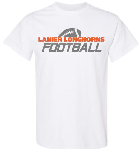 .Lanier Longhorns Cotton Tee.
