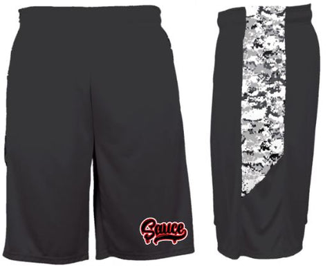 .Badger Digital Camo Youth/Adult Shorts.